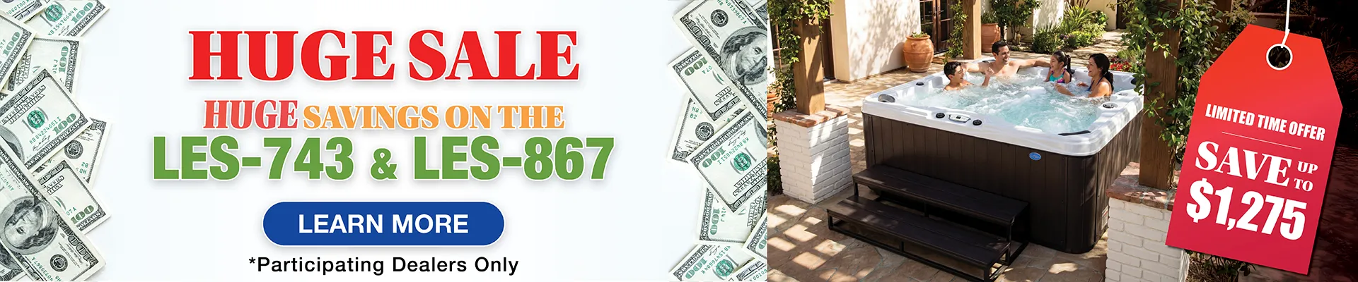 Calspas hot tub being used in a family setting - Bolingbrook